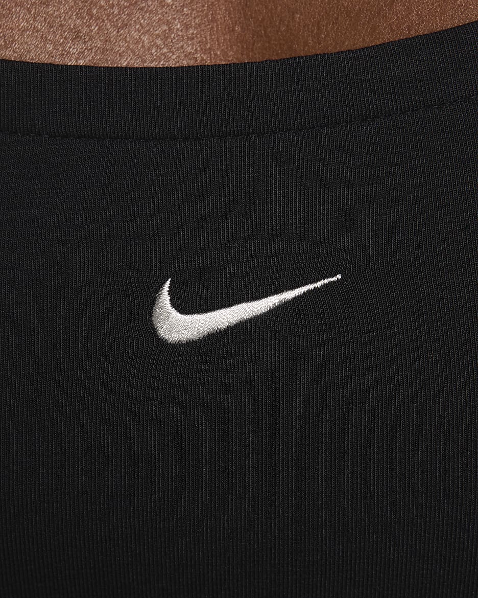 Nike Sportswear Chill Knit Women s Short Sleeve Square Neck Top